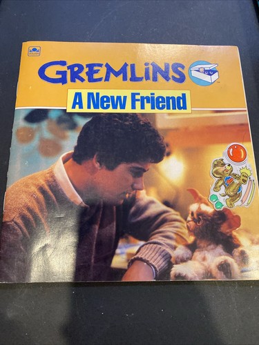 Gremlins A New Friend Golden Book Illustrated Paperback Golden Books Vtg 1984 - Picture 1 of 4