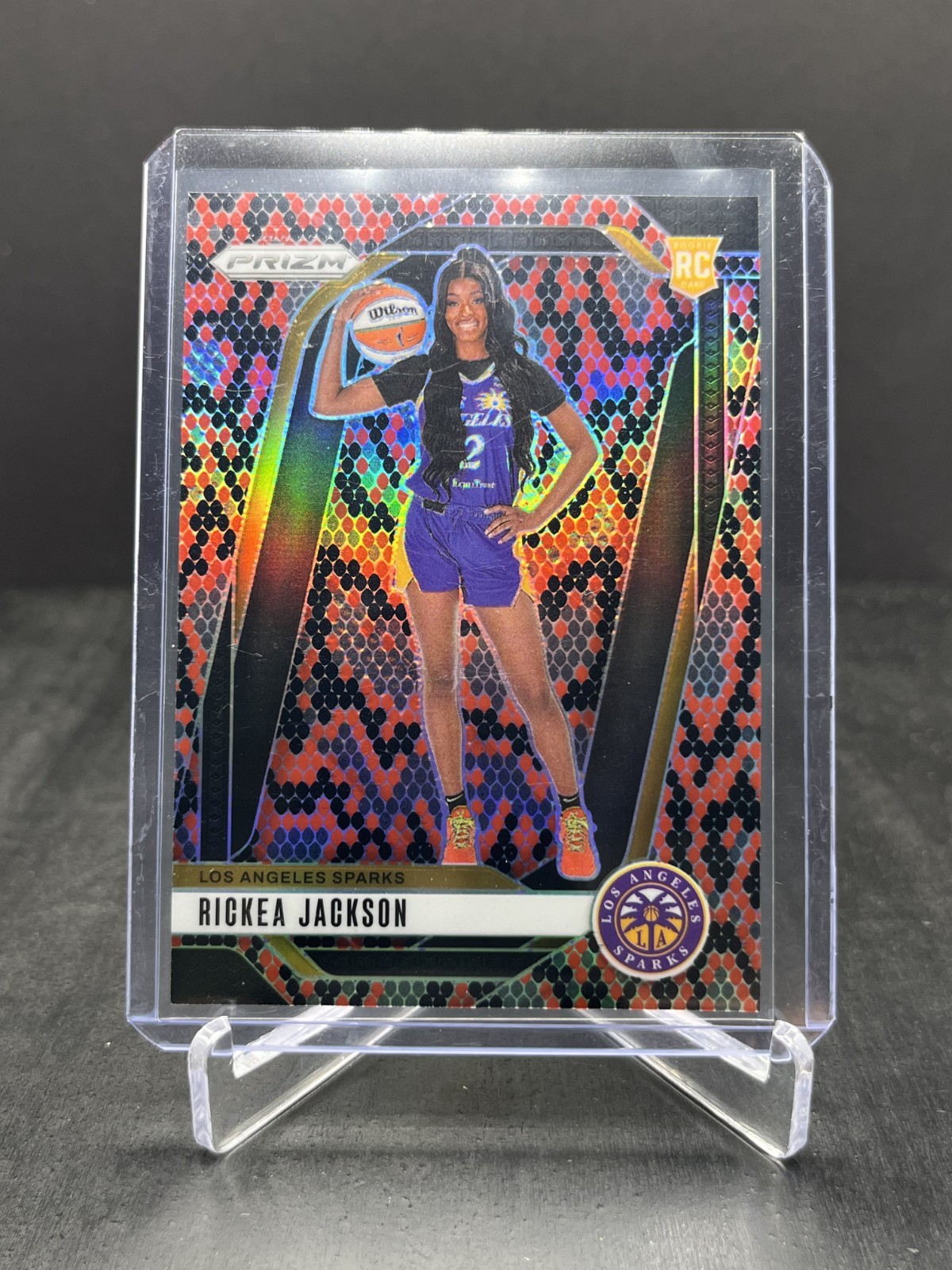 2024 Panini Prizm WNBA Rickea Jackson RC Rookie Snakeskin Snake Skin SP #144