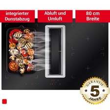 Silverline Kochfeld mit Dunstabzug FLIK854ESK