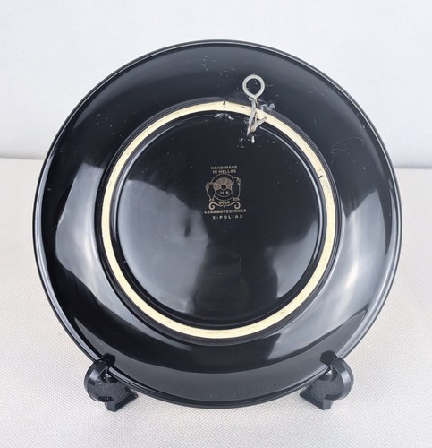 Xipolias 24k and Porcelain Greek Vintage Round Dish Tray - Picture 2 of 5