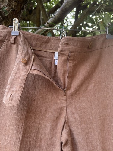 NEXT UK 14 Extra Long IL 34" Trousers Dark Grey Pockets Belt Loops no Belt - Picture 4 of 15