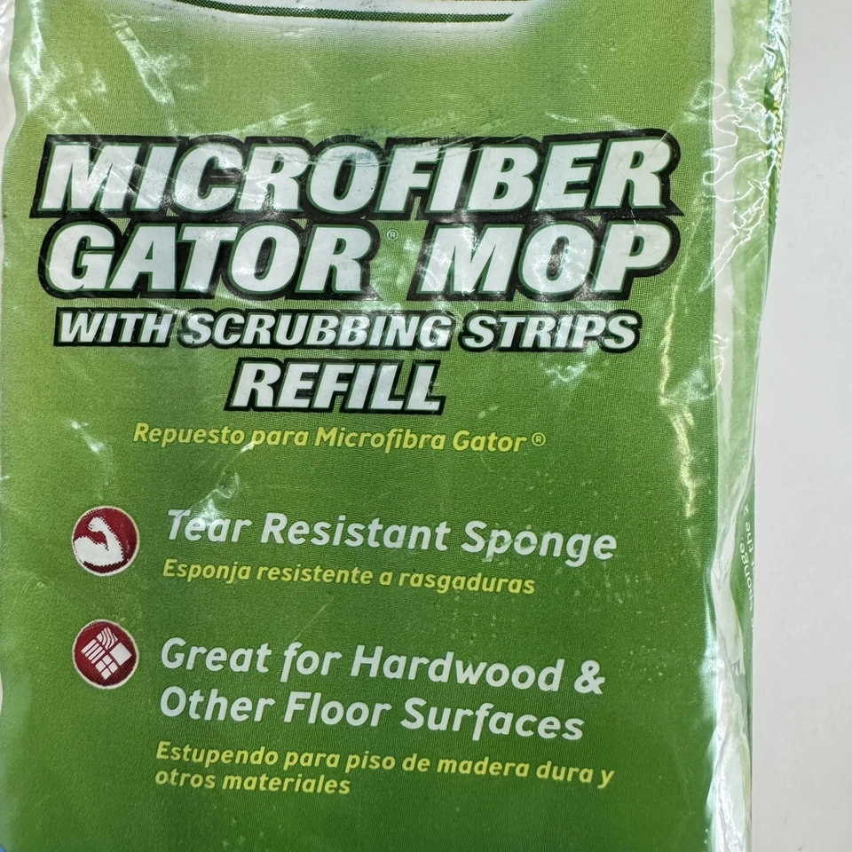 LIBMAN Microfiber Gator Mop Refill with Scrubbing Strips - Image 2 of 3