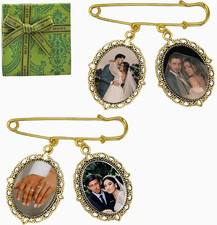 Wedding Bouquet Photo Charm Bouquet Charms for Wedding Memory Bridal Lacy Oval B
