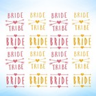  16 Stück Kreative Aufkleber Braut Temporäre Gold Glitter Paste Dekorative