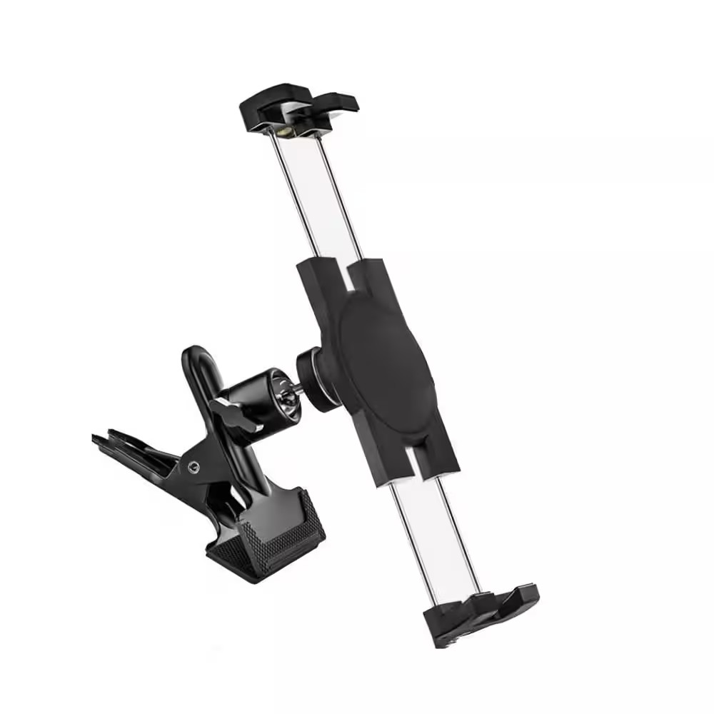 Universal Tablet Phone Camera Mount Clamp W/ 360° Rotation for Car Sun Visor Das