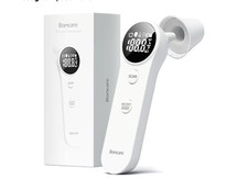 Boncare Ear and Forehead Thermometer, 2X Accuracy Infrared Digital Thermometer f