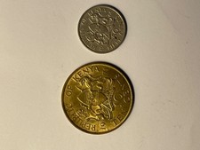 Lot of 2x Kenya Coins – 1966 50 Cents & 1971 10 Cents – Jomo Kenyatta