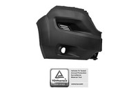 Paraurti 100.11157H Poliplast Schwarz Vorne Rechts FüR Peugeot CitroëN Opel Fiat