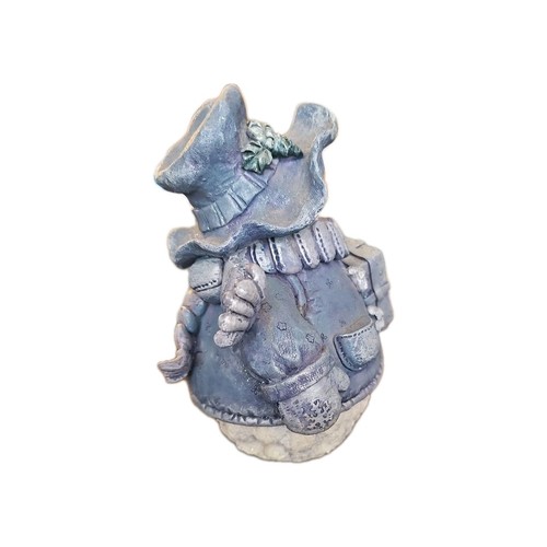 Figura muñeco de nieve azul y blanco de Oung - Imagen 2 de 5