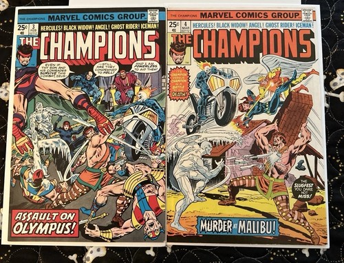 The Champions On Marvel Comics 1975 Complete Set #1- 17 By Tony Isabella-DonHeck - Picture 10 of 17