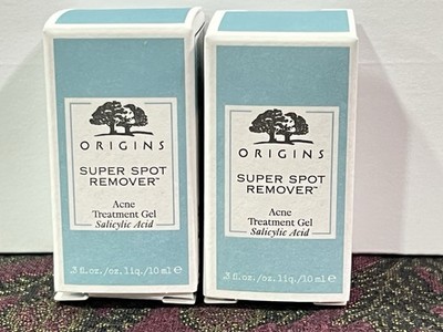 2 Origins Super Spot Remover Acne Treatment Gel - Size 0.3 Oz. / 10mL NEW
