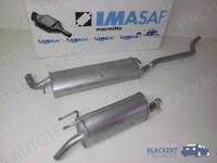 Imasaf Auspuffset für Fiat Multipla 100 16V Bipower 76KW 2001-2010 | Msd+Esd