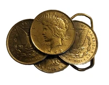 The Great American Buckle Co Belt 1979 Coins USA Limited Edition #338