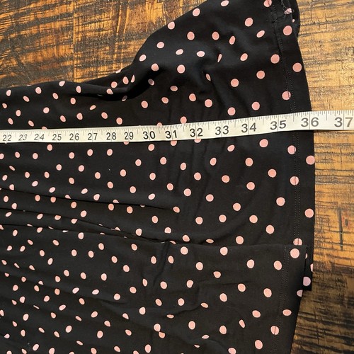 Vestido para mujer Boden negro manga corta lunares talla 2 Petite 212 - Imagen 7 de 7