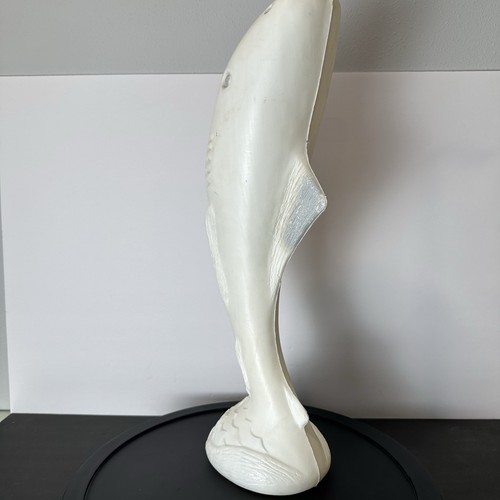AJ Renzi Blow Mold Great White Shark Jaws Vintage 19" Coin Piggy Bank - Picture 8 of 17