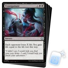 EXSANGUINATE X4 Foundations FDN Magic MTG MINT CARD