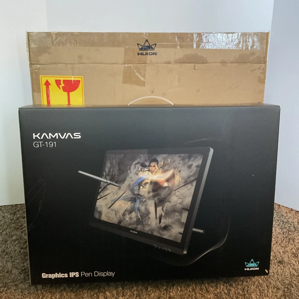 Huion Kamvas GT-191 19.5" IPS Pen Display Drawing Graphics Tablet BRAND NEW - Image 4 of 4