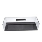  Cake Display Stand with Lid Rectangle Plate Bread Container for Homemade