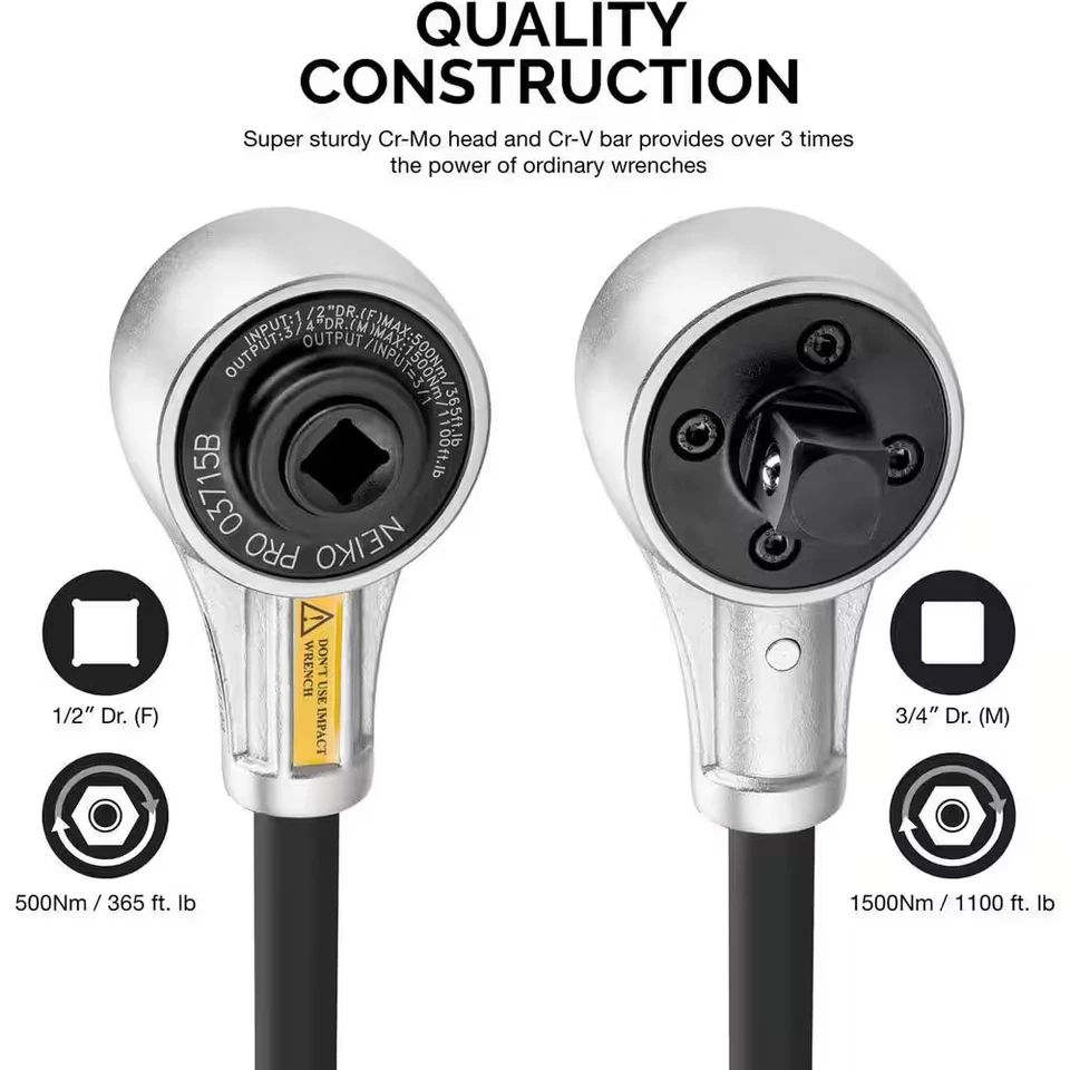 PRO 1/2 In. Drive Torque Multiplier Torque Wrench (0-1100 Ft.-Lb. ) - Image 2 of 4