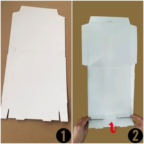 14" Premium White Corrugated Pizza Boxes Take Out Containers, DIY Decoration ... - Picture 6 of 9