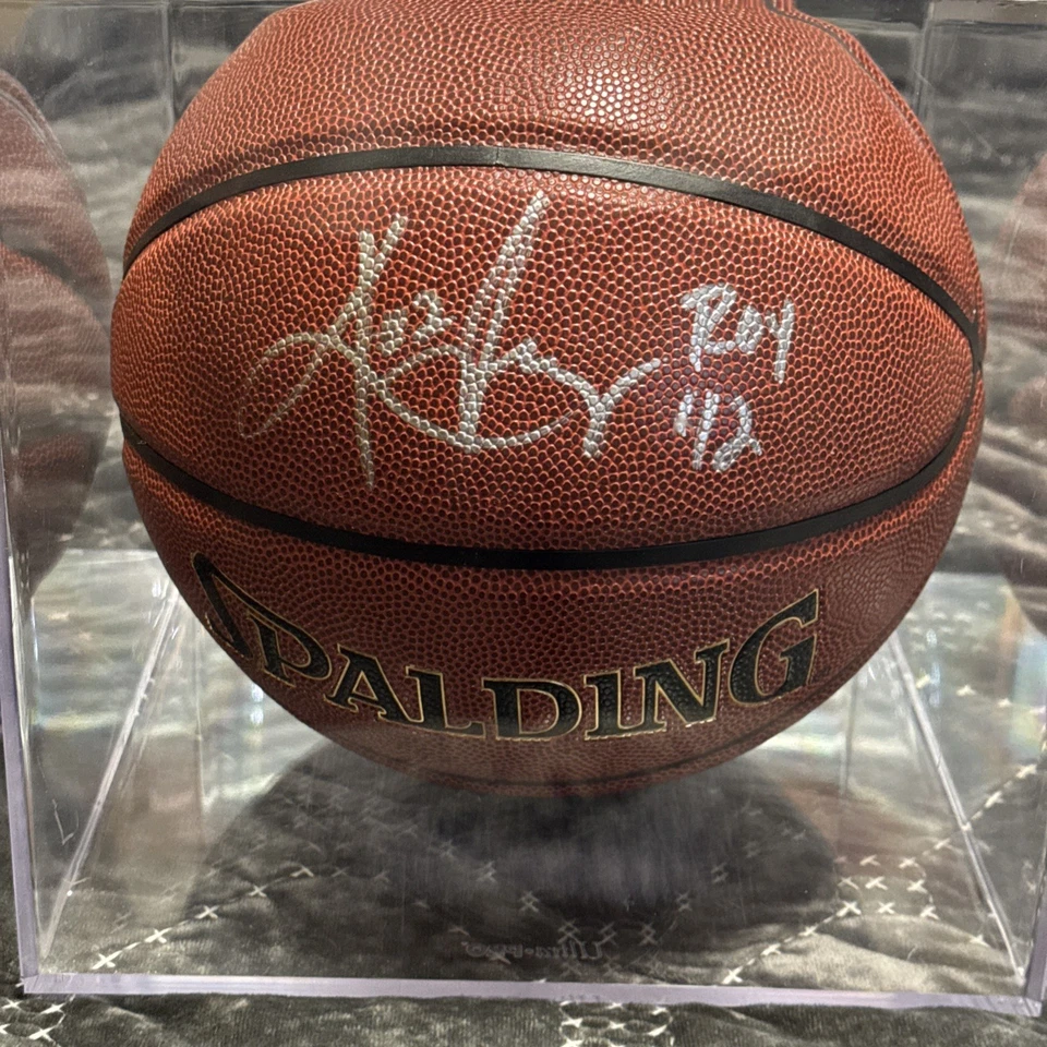 🔥Kyrie Irving Rookie of the Year Autographed Basketball JSA COA🔥 - Image 2 of 4