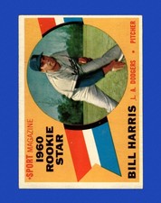 1960 Topps Set-Break #128 Bill Harris EX-EXMINT *GMCARDS*