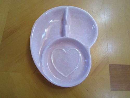 Vintage Shawnee Pottery Bridge Ashtray Set Of 4 - Heart Spade Club & Diamond Des - Picture 2 of 24