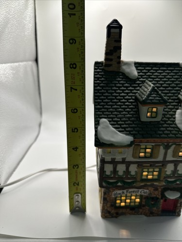Dickens Collectables 1996 Black Forest Cafe Victorian Christmas Village RETIRED - Bild 14 von 16