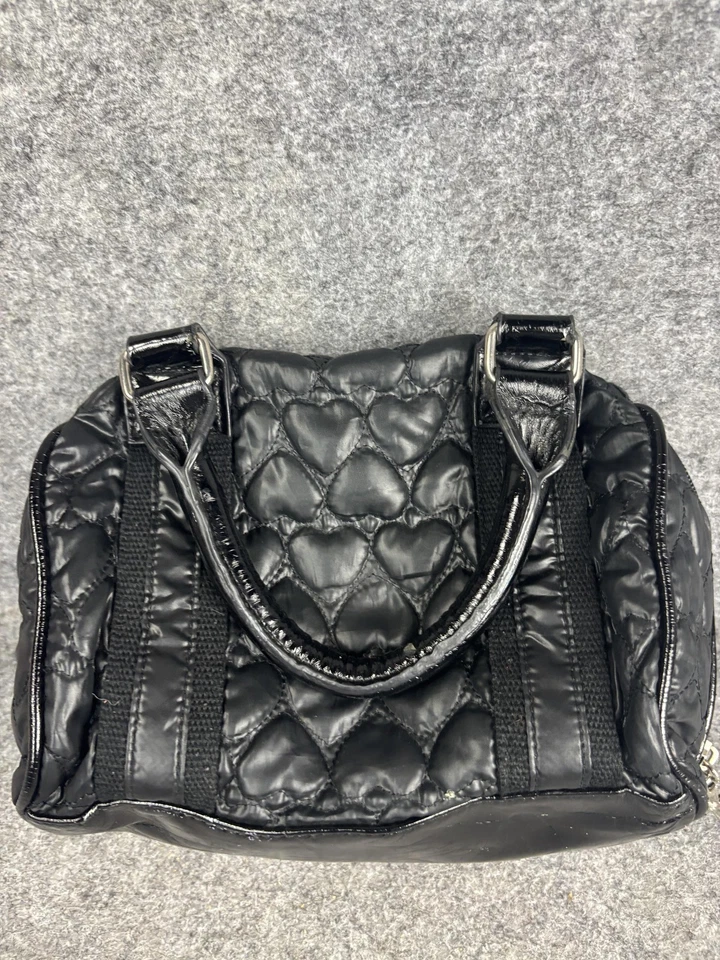 Betseyville by Betsey Johnson Satchel Bag Womens Quilted Heart Purse Handbag - Image 2 of 4
