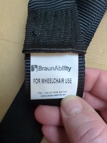 BraunAbility UNWIN front loop Wheelchair Straps WAV Bus Taxi NEW - Picture 6 of 6
