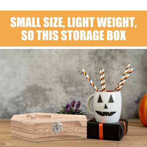 2 Pcs Haustier Urne Baby Halloween-Schmuckbehälter Sarg Süßigkeiten-Boxen - Bild 6 von 12