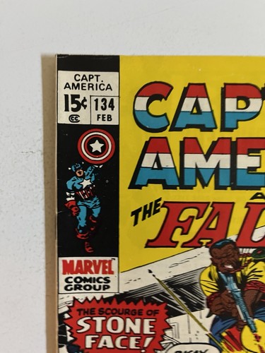Captain America #134 Marvel 1971 1st Appearances Stoneface, Sarah Wilson (7/25) - Imagen 2 de 7