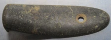 Dug Civil War Brass Musket Butt Plate with Initials "DWB" from Richmond Area