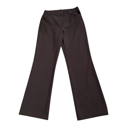 WORTHINGTON Womens Size 4 Brown Flare Leg Career Dress Pants 31.5" Inseam