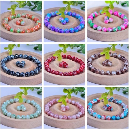 Glass Beads for Bracelet Jewelry Making kit Crystal 8mm, Pattern Kit - Picture 5 of 8