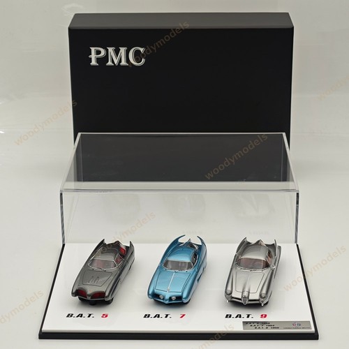 PMC 1:43 Alfa Romeo BAT 5/7/9 1953 1954 1955 Concept Car Model 3-Car Package - Picture 2 of 11