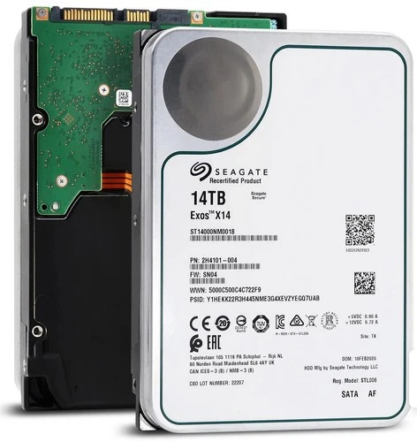 Seagate ST14000NM0018 14TB 256MB 7200RPM 3.5" SATA 6.0Gb/s Enterprise Hard Drive