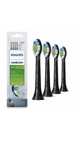Philips HX6064/11 Original Ersatz Aufsteckbürste Optimal White 4er Pack Schwarz