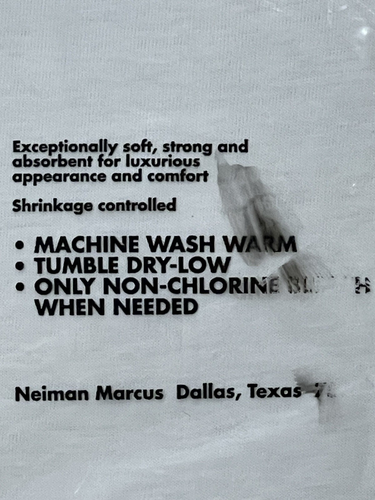 Neiman Marcus Herren T-Shirts weiß Crew Größe XXL gekämmte Baumwolle USA NEU 3er Pack - Bild 12 von 12