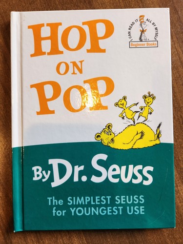 Dr. Seuss Hop On Pop Beginner Books I Can Read Vintage 1991 HB Looks Unread