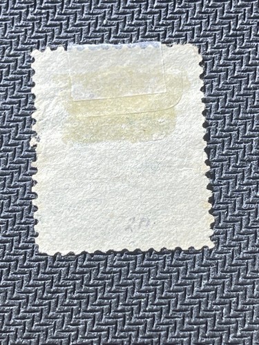 Antike US Briefmarke Scott #211 Andrew Jackson 4 Cent blau grün gebraucht Ziffernstempel - Bild 2 von 2