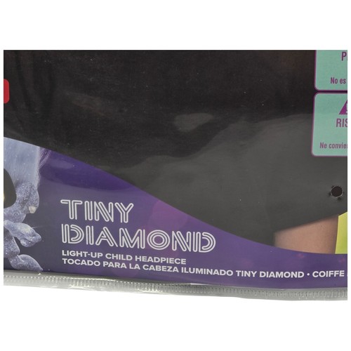 Trolls World Tour Tiny Diamond Light-Up Headpiece Disguise Kids Costume NEW - Picture 3 of 6