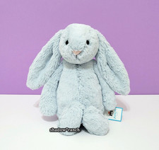 Jellycat BASHFUL BEAU Blue BUNNY - Medium 12" - Retired - Brand New with Tags
