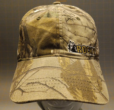 Men's M/L Stretch Rocky Ram Camo Embroidered Hunting Hat Cap