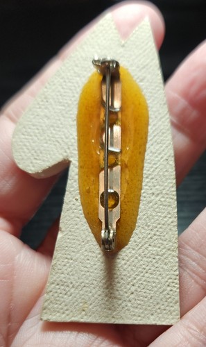 Vintage handgefertigte Ton Katze Pin - Pastellfarben - - Bild 9 von 9