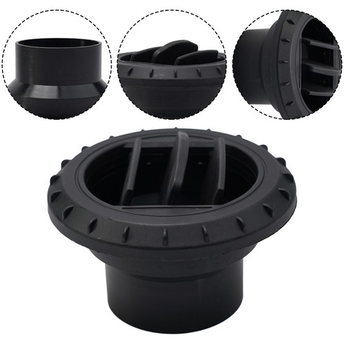 Removable Front Fascia Black Air Vent for 60mm Diesel Heater Duct Hose - Picture 5 of 24