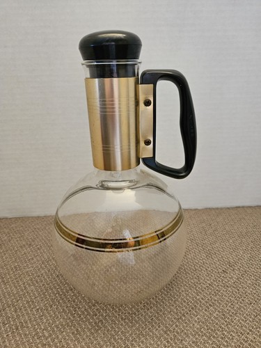 RARE Pyrex Coffee Carafe Silex Glass Decanter Pitcher LRG-12 Mid Century Modern - Picture 2 of 6