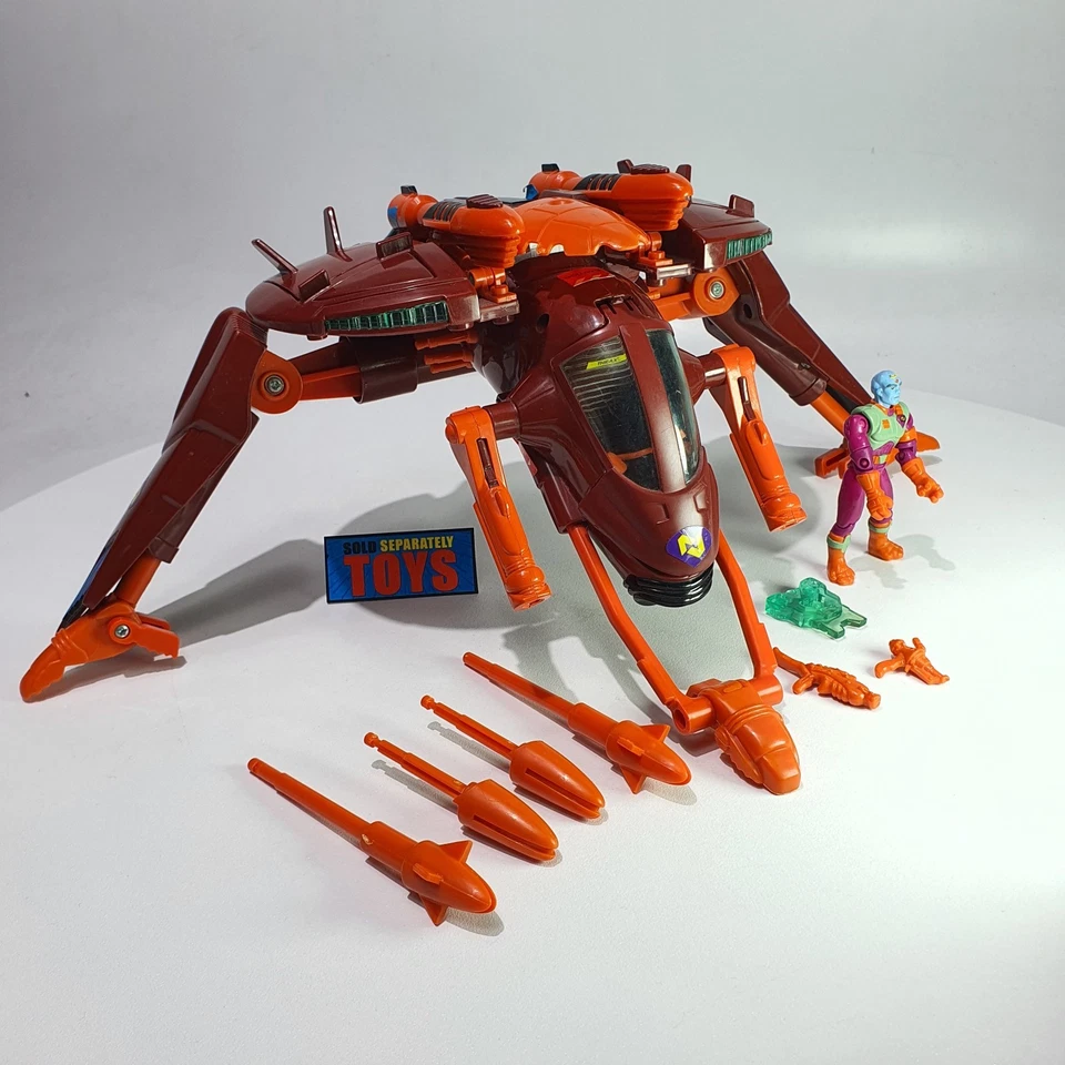 Винтажная фигурка Exo Squad THRAX Neofighter Space E-Frame 100% ПОЛНАЯ оригинальная 1994 - Изображение 4 из 4