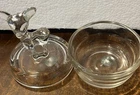 Vintage Jeanette Deer Fawn Powder Candy Dish