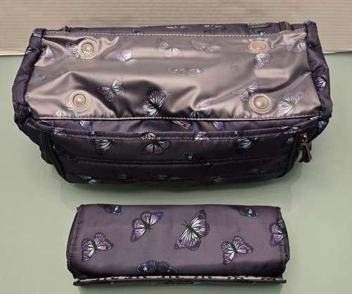 Lug Cosmetic Case Trolley XL 4-Piece Set Butterfly Grey - Bild 6 von 18